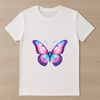 Transparent Butterfly Image for Print A colorful insect with wings spreading wide, suitable for commercial or personal projects requiring a transparent background.