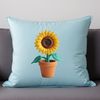 A large, bright yellow sunflower with a clear background, suitable for commercial or personal use.