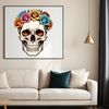 Skull Graphic for Printing A transparent PNG image of a skull with a clear background, ideal for sublimation printing and commercial use.