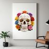 A clear skull graphic with a transparent background A transparent skull graphic with a clear background, suitable for commercial or personal use.