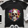 A detailed illustration of a skull with clear background, suitable for sublimation printing and commercial use.