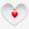 Free High Resolution Heart Graphics A high-resolution PNG image of a transparent heart symbol with a clear background.