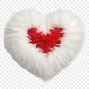 A high-resolution transparent love heart icon with a clear background, ideal for digital and commercial use.