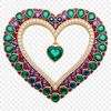 A high resolution PNG image of a single, isolated heart shape with no background clutter.