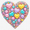 High Resolution Transparent Heart Icon A high-resolution transparent heart symbol with a clear background, suitable for commercial and personal use.