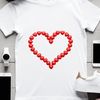 Transparent Heart PNG for Commercial Use A transparent PNG heart with a clear background, suitable for sublimation and high-resolution printing.
