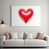 Free Heart PNG Clipart A transparent PNG graphic illustration of a heart symbol, suitable for various commercial uses.