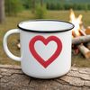 A large, high-resolution heart icon with a clear transparent background, suitable for sublimation printing.
