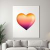 A transparent heart graphic with a clear background in high resolution.