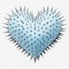 Beautiful Clear Heart Design A high-resolution transparent love heart with a clear background, ideal for printing or digital use.