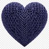 Stylized Heart Image Free Download A transparent PNG icon of a stylized heart symbol.