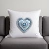 A high-resolution transparent PNG image of a love heart icon with a clear background.