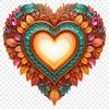 A high-resolution, free download heart icon in PNG format with a transparent background suitable for commercial use.