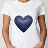 Heart Illustration with Clear Background A stylized illustration of a love heart with a clear background, suitable for high-resolution printing.
