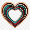Free PNG Love Icon A clear, large PNG heart graphic suitable for commercial or personal use.