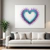 A clear, free PNG heart graphic suitable for commercial or personal use in web design, print projects, or DIY crafts.