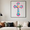 Beautiful Transparent Cross Symbol A simple transparent PNG image of a traditional cross with intricate details.