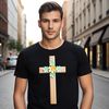 Beautiful Cross Design with Clear Background A simple transparent PNG image of a cross with intricate details.