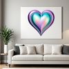 A high-resolution love heart graphic suitable for commercial or personal use.