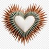 A transparent PNG heart icon with a clear background