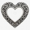 Free Heart Icon in PNG Format A transparent heart icon with a clear background in PNG format.