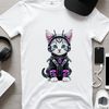 Domestic Cat Image A small domestic cat, typical of the species Felis catus, with soft fur and playful demeanor.