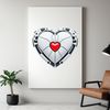 Heart Illustration in High Resolution PNG A simple, high-resolution PNG image of a heart with a transparent background.