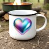 Free Love Icon A transparent heart icon with a clear background, suitable for sublimation printing or digital use.