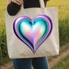 A transparent PNG image of a stylized heart icon with a clear background.