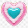 Transparent Heart Symbol PNG A single, high-resolution heart symbol with a transparent background, suitable for various creative projects.