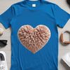 Beautiful Heart Design Clipart A transparent PNG illustration of a stylized heart with a clear background.