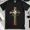 Simple yet Beautiful Cross Design A high-resolution, transparent PNG image of a simple cross with floral details, suitable for various creative projects.