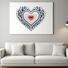 Beautiful Transparent Heart PNG A clear transparent PNG heart with a plain background, suitable for high-resolution printing and web design.