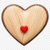 Clear Background Heart Symbol Logo A transparent PNG icon of a heart symbol, suitable for commercial or personal use.