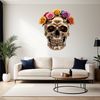 A transparent skull icon with a clear background, suitable for commercial or personal use.