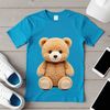 Cuddly Teddy Bear PNG A high-resolution PNG image of a small, cuddly teddy bear with a clear background.
