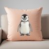 High-Resolution Penguin Photo Free Download A close-up image of a young penguin with a clear background, suitable for commercial and personal use.