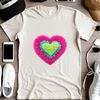 Clear Transparent Heart Clip Art A clear, transparent PNG illustration of a stylized love heart against a blank background.