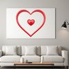 A high resolution transparent heart icon with a clear background, suitable for commercial and personal use.