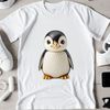 Cute Penguin Silhouette for Commercial Use High-resolution transparent PNG image of a cute baby penguin in clear background.