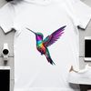 Free Translucent Hummingbird Image A clear image of a Hummingbird in flight, with a transparent background for easy use.
