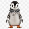 Cute Little Puffin with Clear Background A cute baby penguin with a clear background.
