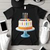 Transparent Cake Design PNG A high-resolution transparent image of a birthday cake with clear background.