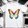 Free Butterfly Image PNG A high-resolution PNG image of a colorful butterfly against a clear background.