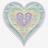 Clear Background Heart Template for Print Heart graphic with clear background, suitable for personal or commercial use.