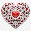 Simple Heart Icon with Clear Background A simple vector heart icon with a clear background.