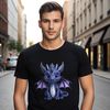 A detailed illustration of a mythical creature with scales, wings, and fire-breathing abilities.