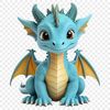 A free large-scale PNG graphic of a detailed dragon design suitable for commercial and personal use projects.