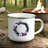 Beautiful Floral Decoration PNG A high-resolution floral wreath with clear background, ideal for sublimation printing or DIY projects.