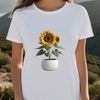 High-Res Flower PNG Image A high-resolution PNG image of a sunflower in full bloom, set against a clear background.